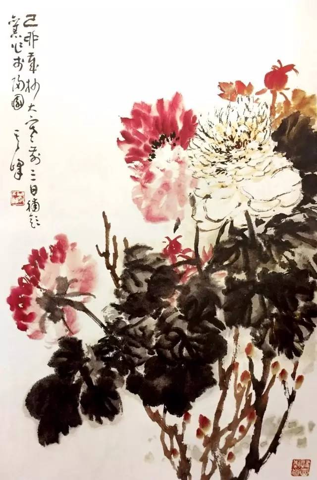 牡 丹《中国花鸟画技法》出版日期 2008年12月作者 孙其峰开本 大16开