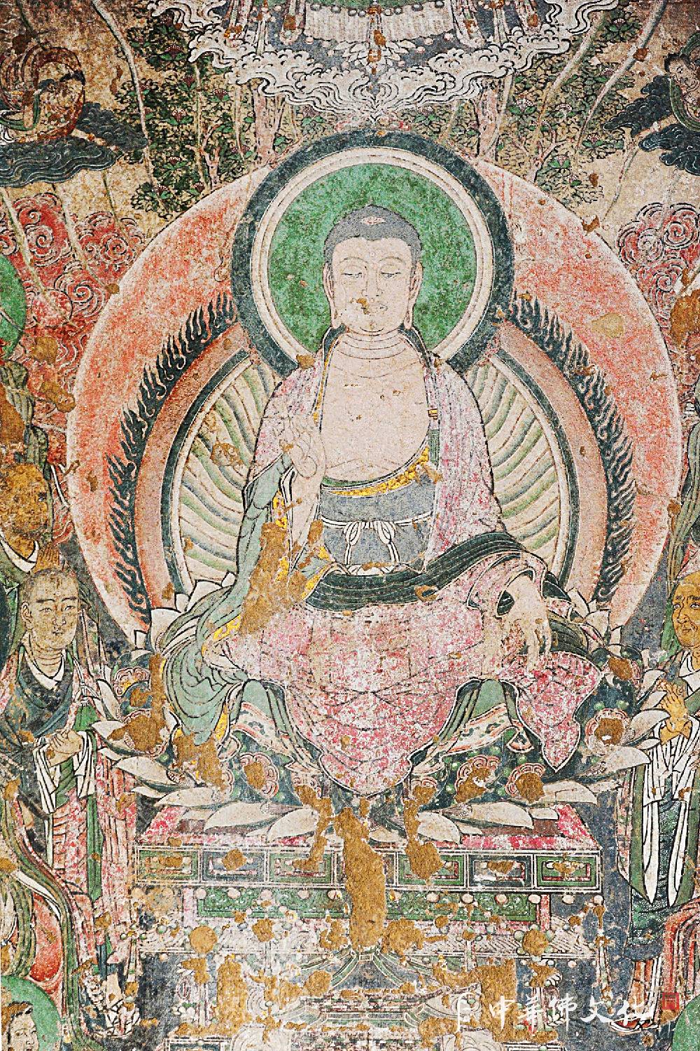 中国佛教壁画图片