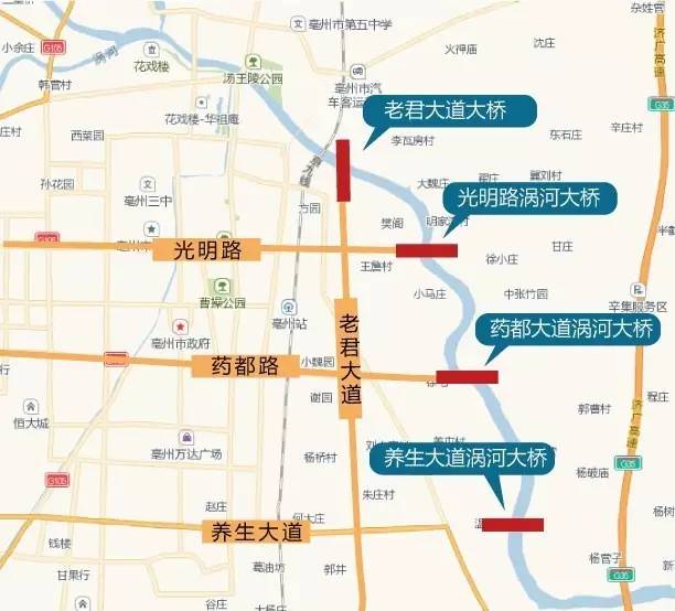 涡阳县涡河两岸规划图图片