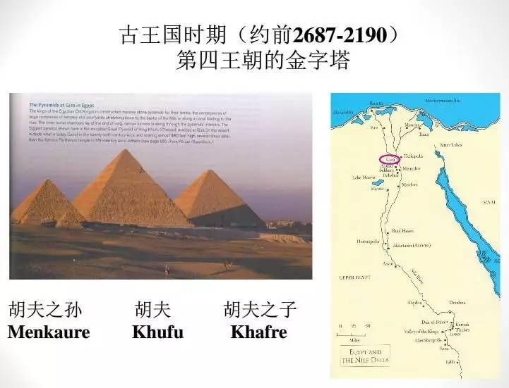 埃及金字塔的位置图片