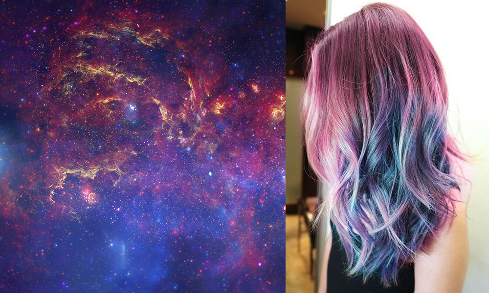 银河系染髮让你整个人置身宇宙!一点都不浮夸的梦