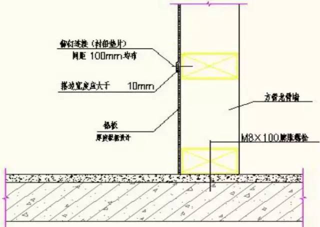 铅板施工节点图