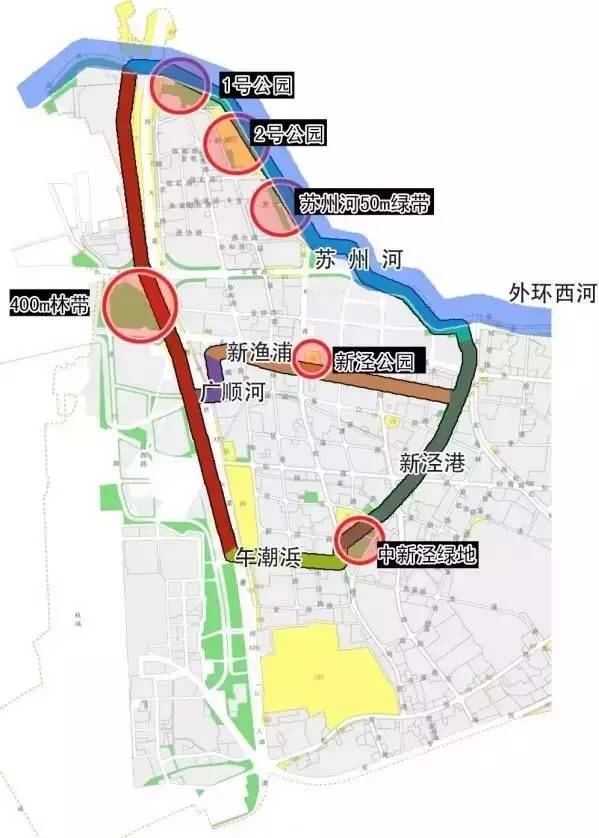 中新泾公园交通路线图片