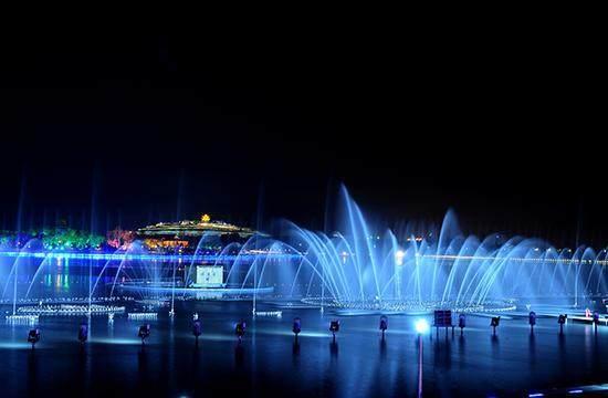 来洛阳赏牡丹时可以看看亚洲第一大音乐喷泉