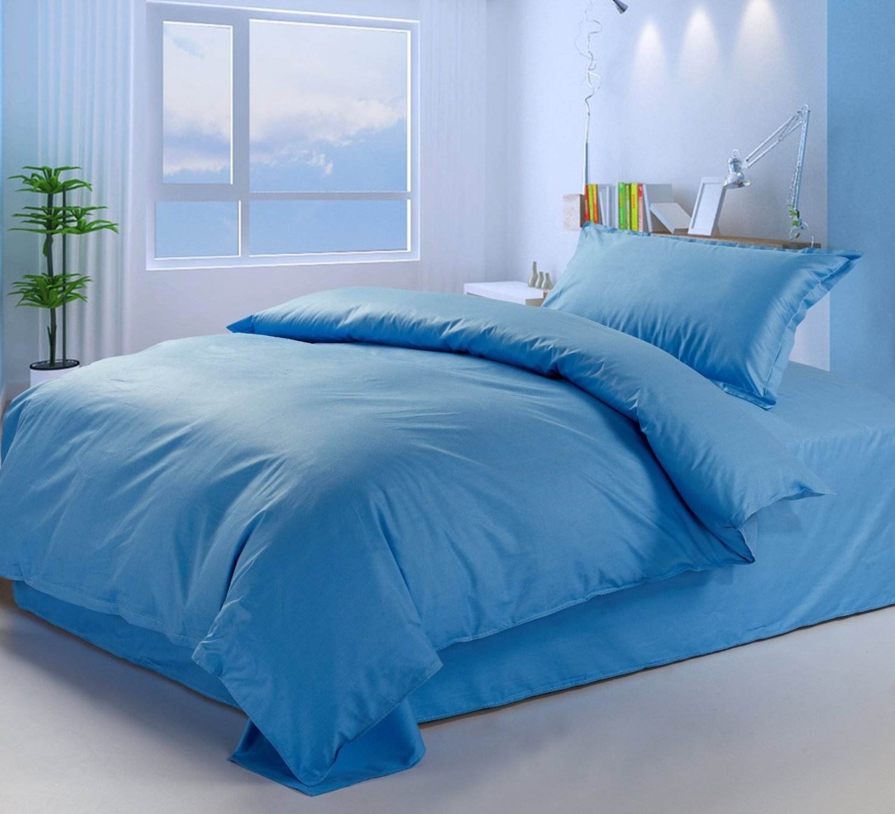 促进睡眠的床单颜色图片