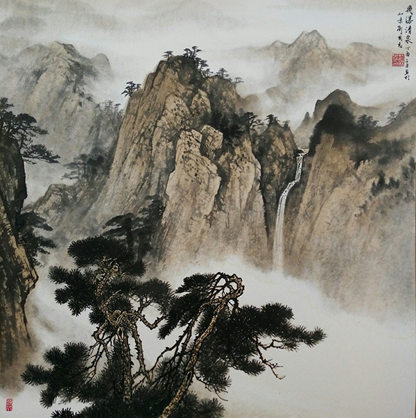 刘国志国画作品图片