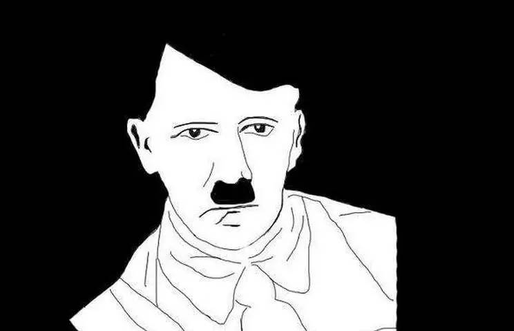 纳粹军官简笔画图片