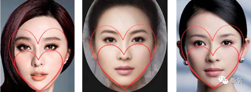心形脸是指面部轮廓从正面看起来可以形成心状,标准的心形脸可以在