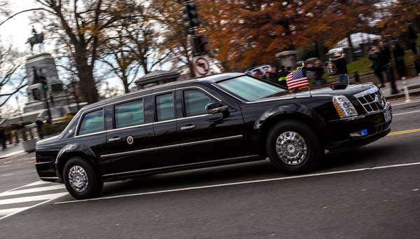枪弹不破的金钟罩看美国总统防弹车的设计细节
