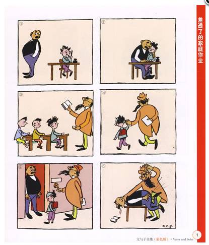 1934年12月13日,德国著名漫画家埃·奥·卜劳恩漫画《父与子》的第一