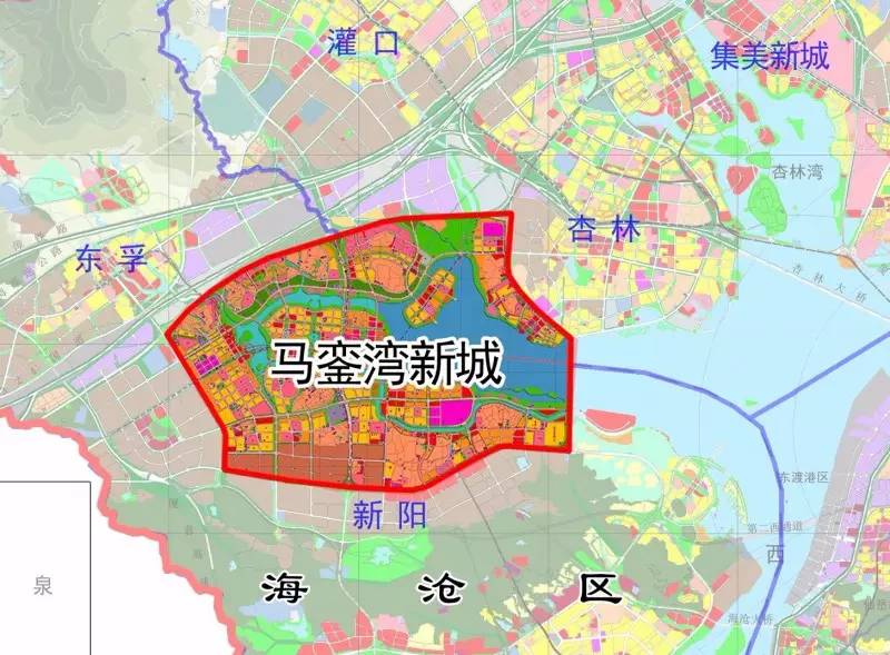 马銮湾新城规划图2021图片