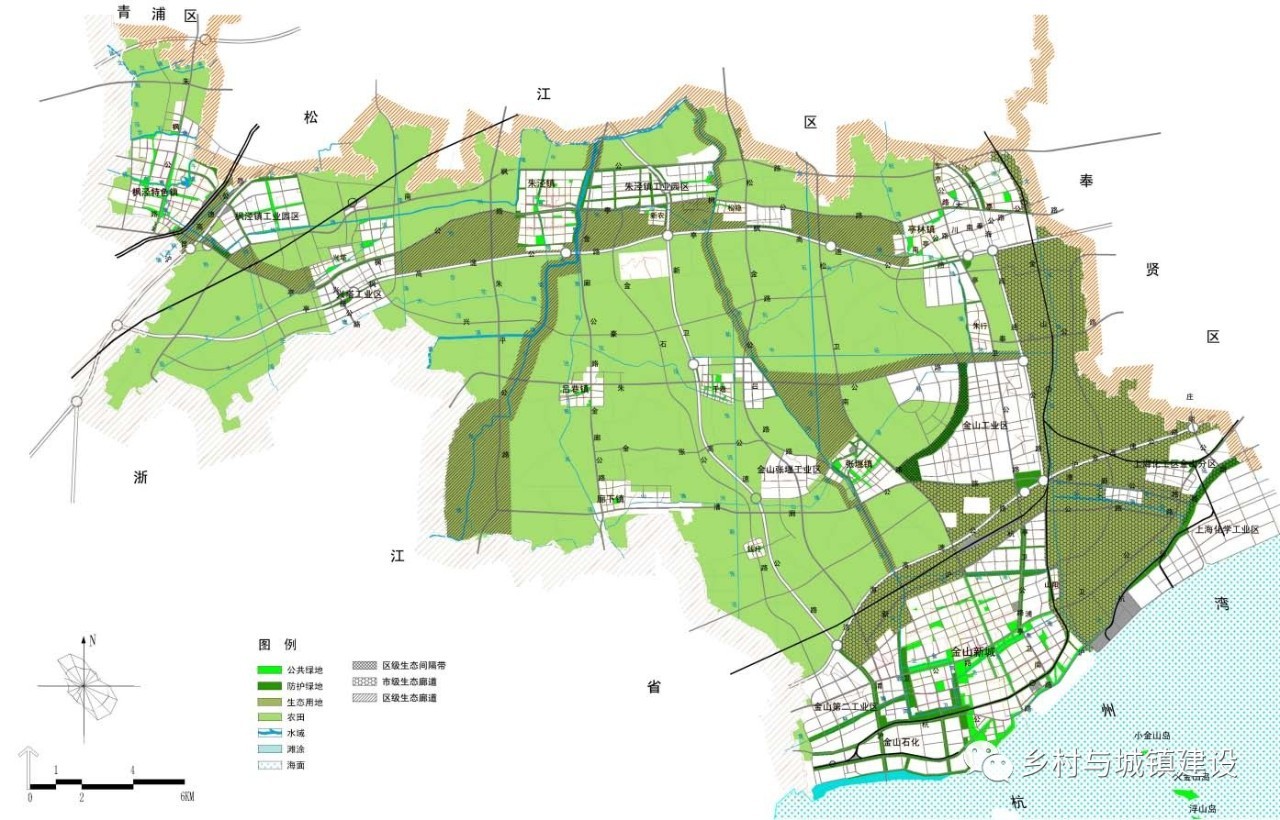 【2015年度全国规划评优】上海市金山区廊下镇郊野公园规划