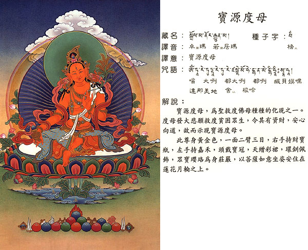 扎基拉姆心咒藏文图片