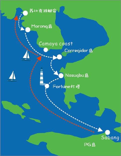 马尼拉大帆船航线图片