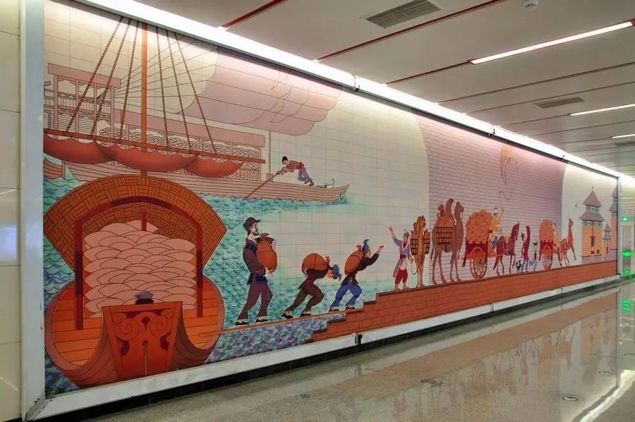 城迹丨北京地铁壁画干的那些大事儿,你一定不知道