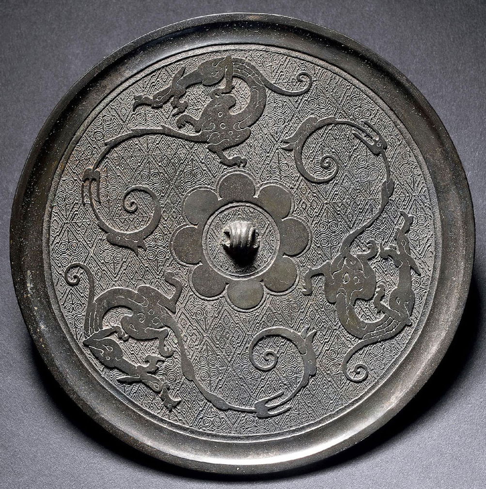 战国时期铜镜上的纹样图片