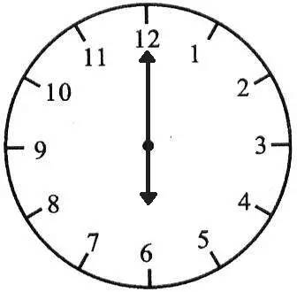 六点半怎么画钟表图片