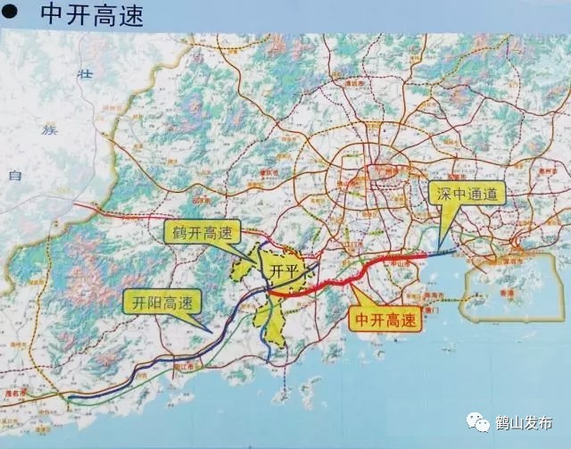鹤山区高速公路规划图片