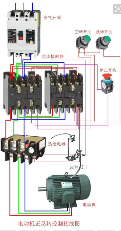 交流接触器接法 四级图片