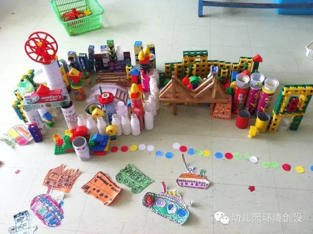 環創欣賞我是小建築師幼兒園建構區