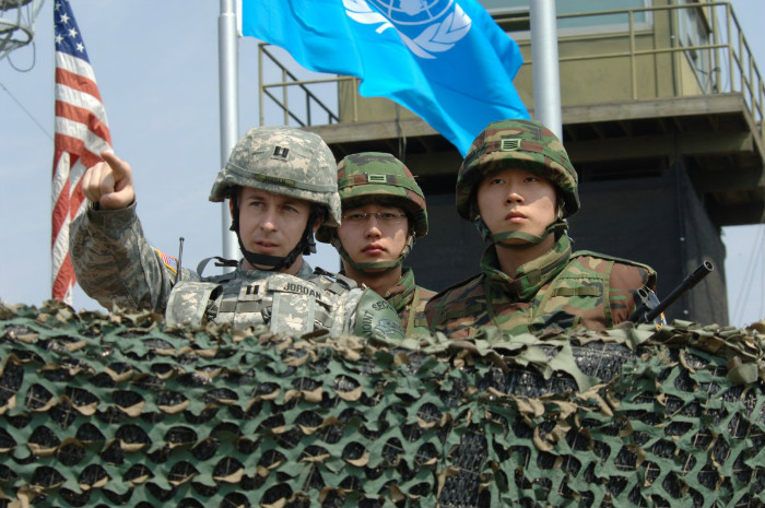 朝战韩国士兵图片