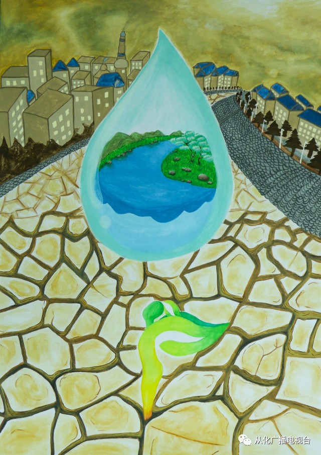 水资源绘画比赛图片