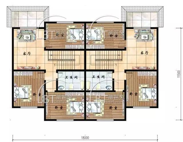 10套自建房双拼别墅兄弟联排别墅全套施工图纸