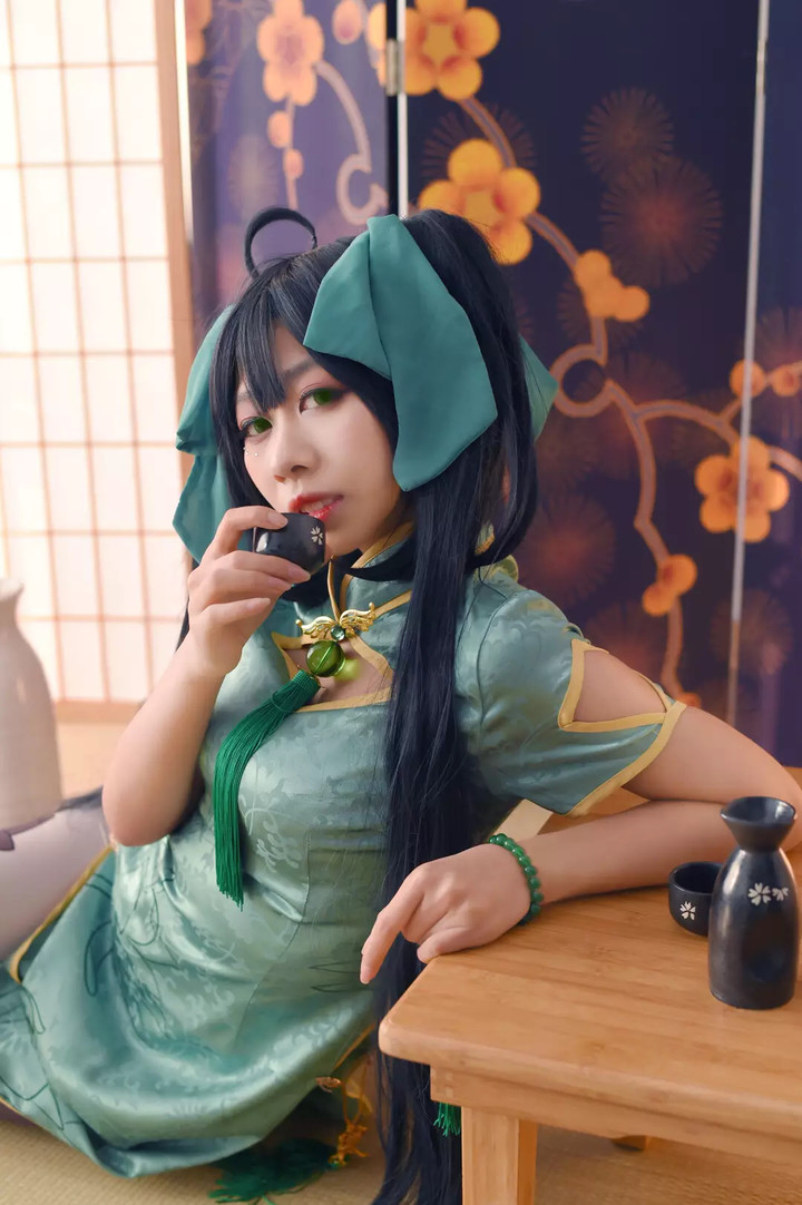 王者荣耀孙尚香同人旗袍cosplay