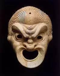希腊戏剧人物面具