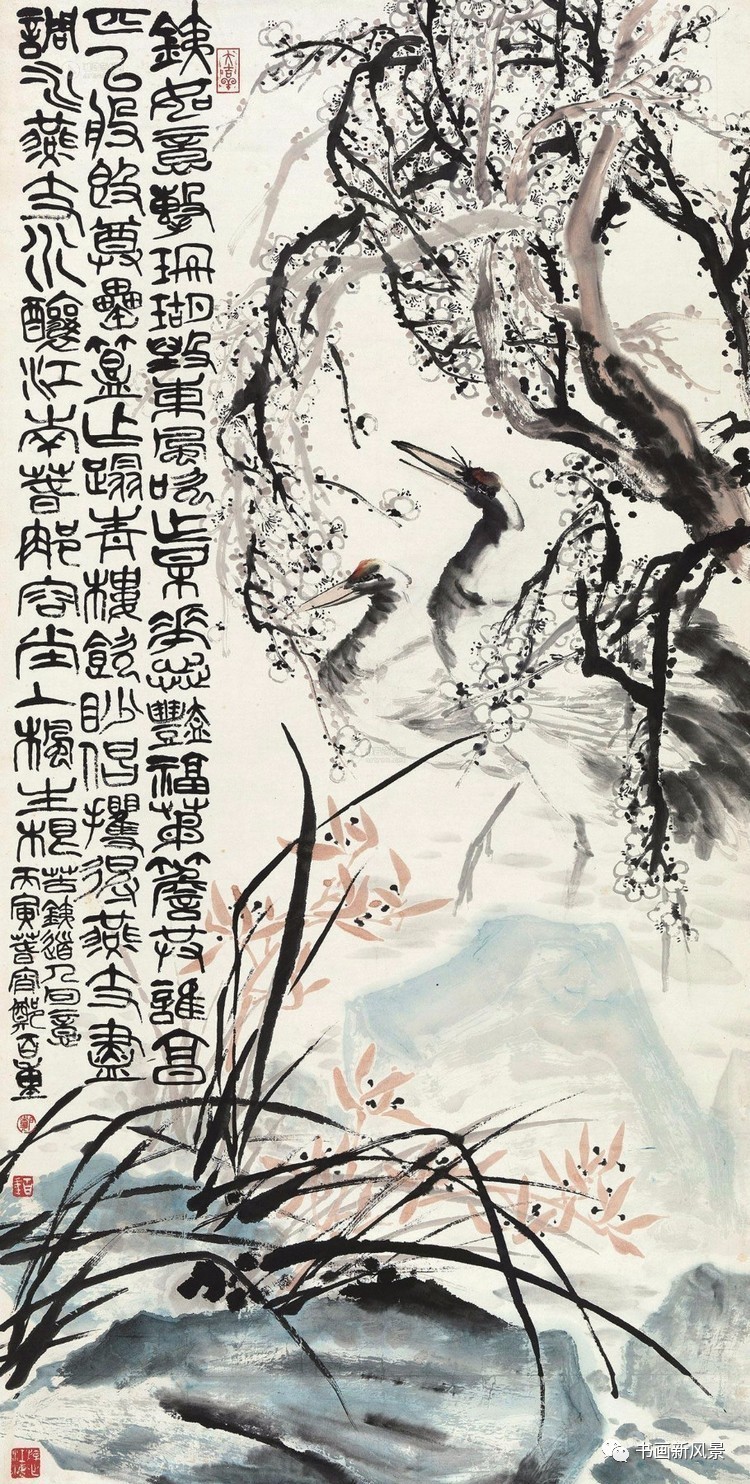 我们欣赏了旅美著名画家郑百重(1945