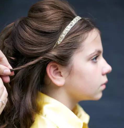 贝儿公主发型教程图片