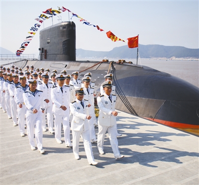 中国潜艇兵军装图片