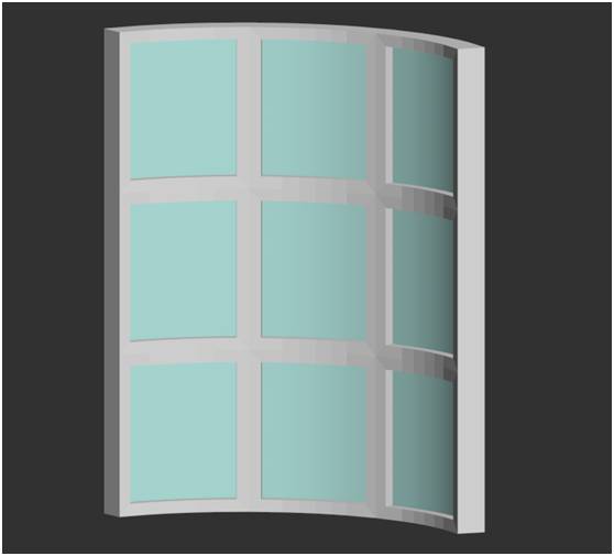 教程建筑商演专业弧形窗户建模