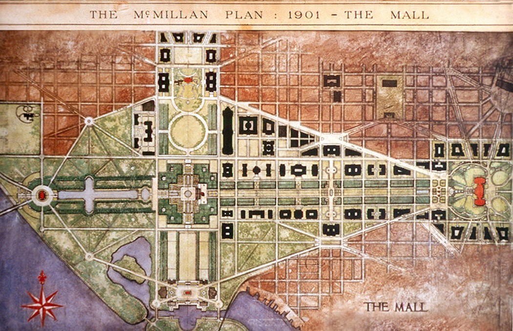华盛顿国家广场地图图片