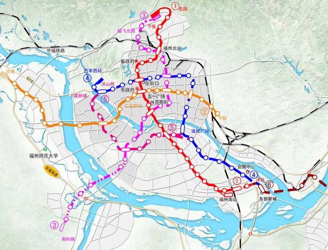 福州地铁3号线规划图图片