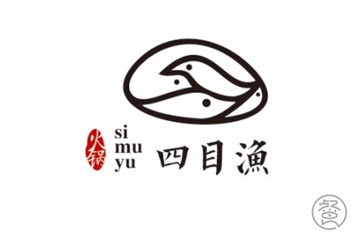 餐饮logo里面的鱼虾蟹合集大鉴赏