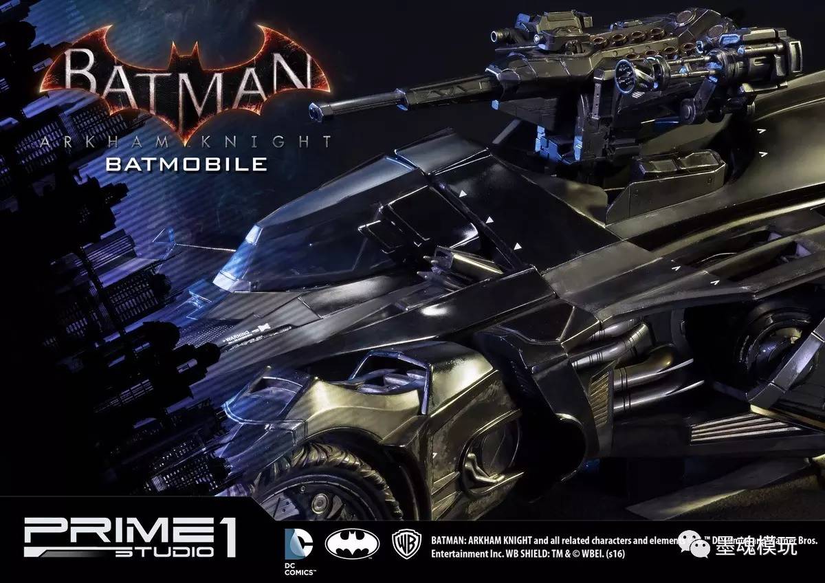 prime1studio110比例蝙蝠侠大战超人蝙蝠战车batmobilemmdc13