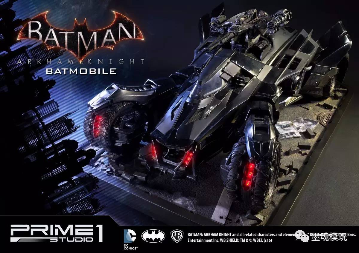 prime1studio110比例蝙蝠侠大战超人蝙蝠战车batmobilemmdc13