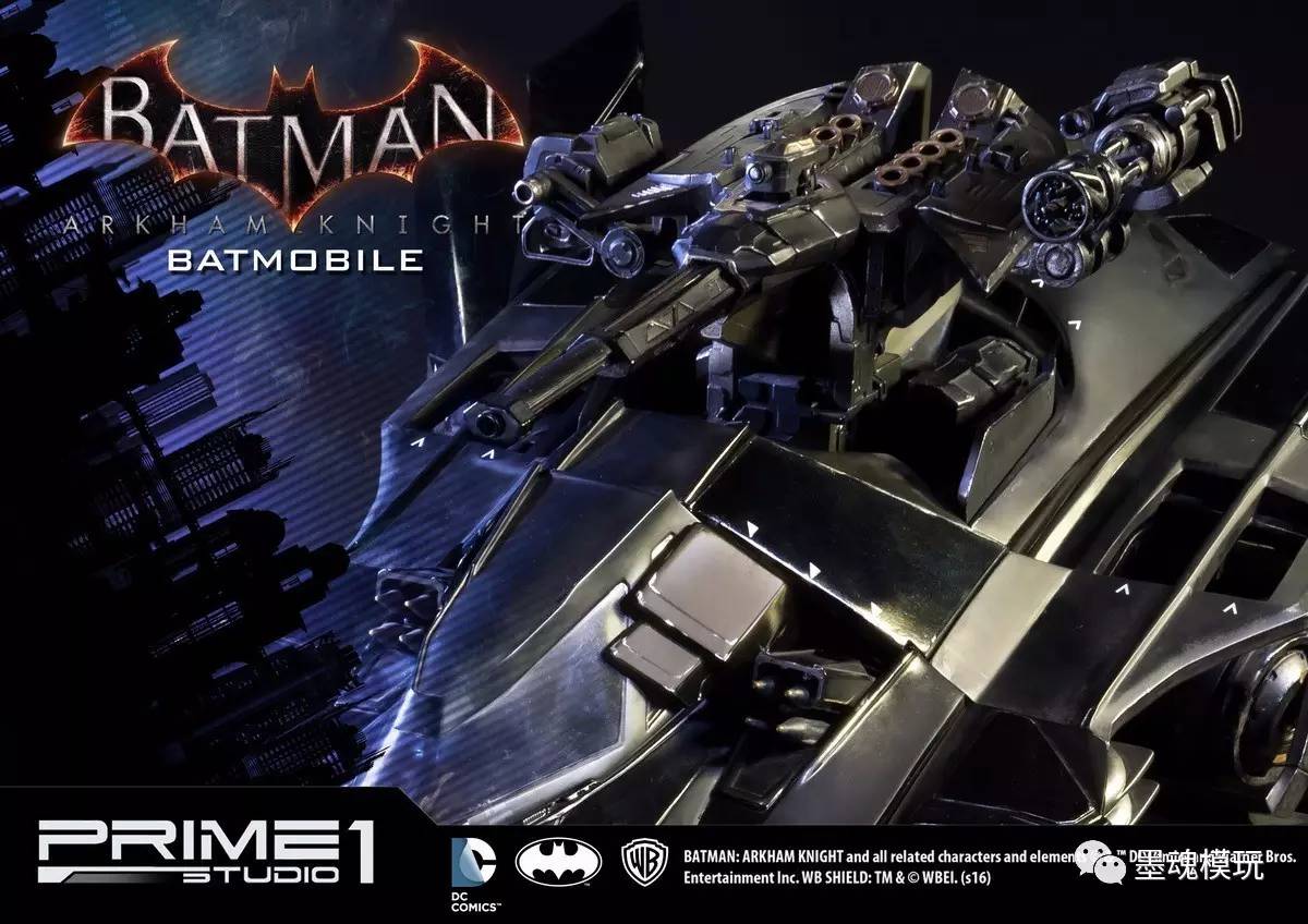 prime1studio110比例蝙蝠侠大战超人蝙蝠战车batmobilemmdc13