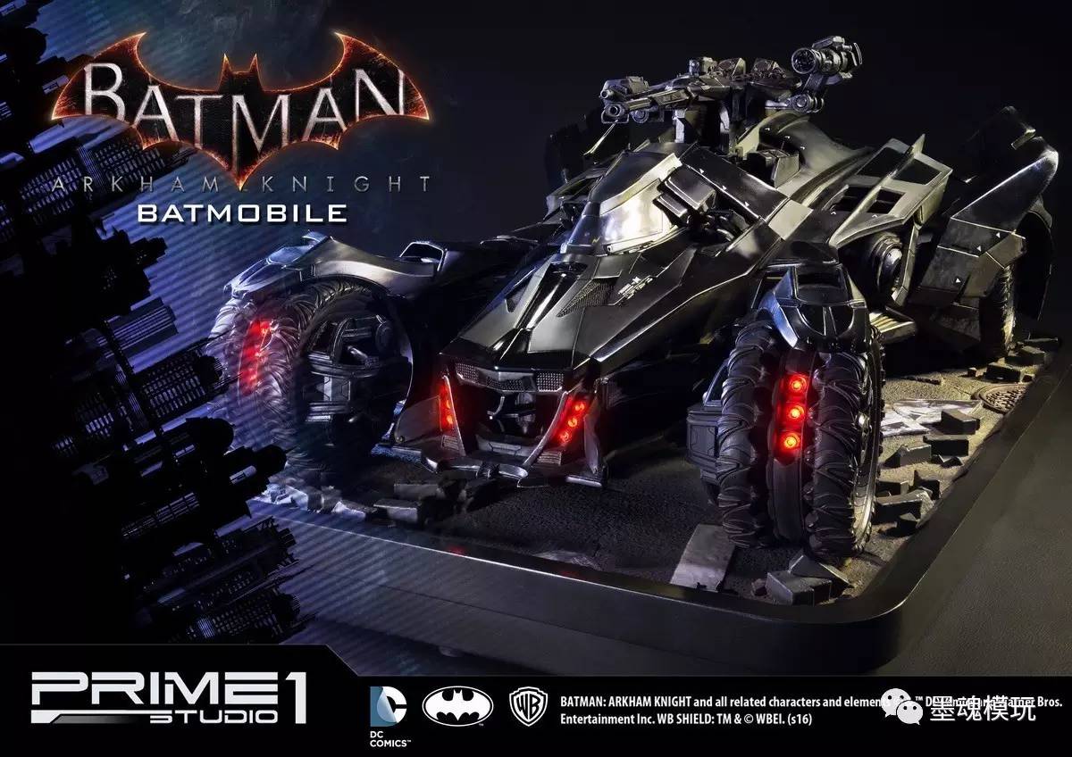 prime1studio110比例蝙蝠侠大战超人蝙蝠战车batmobilemmdc13