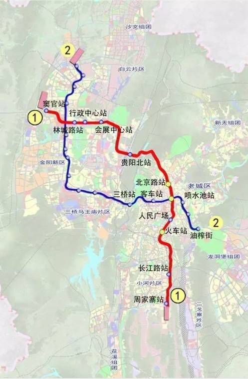 贵阳地铁1号线25个站命名了它们叫啥在哪儿