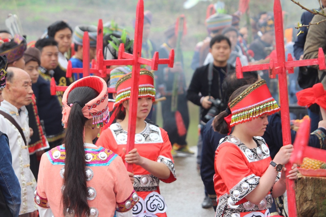 平正仡佬族祭树节带你领略别样的少数民族风情