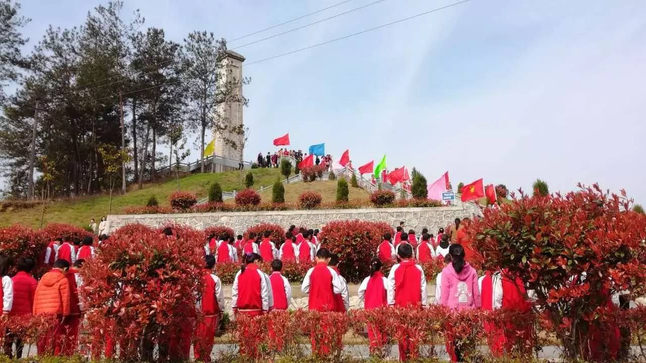 3月31日上午,雨后初晴,湖北罗田胜利镇直属机关单位职工,胜利镇中心