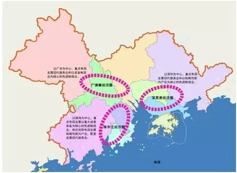 三大经济圈 经济总量_中国三大经济圈地图