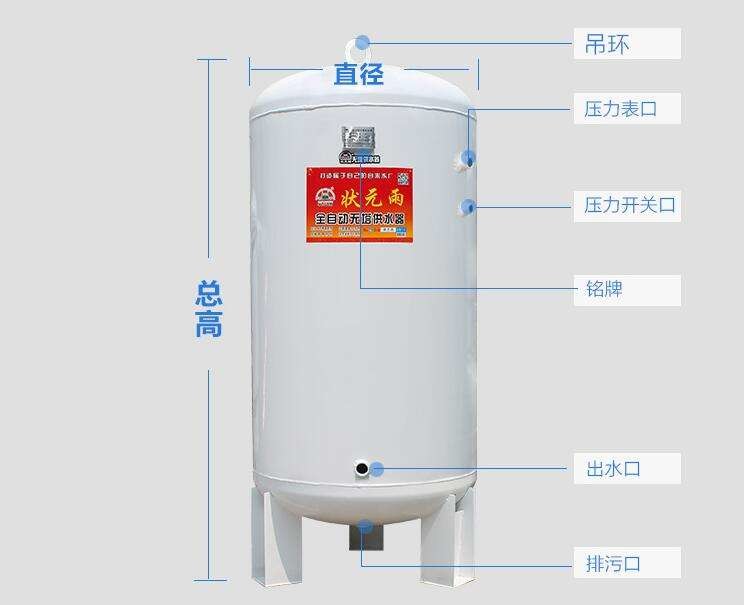 无塔供水器压力罐温室大棚安装应用