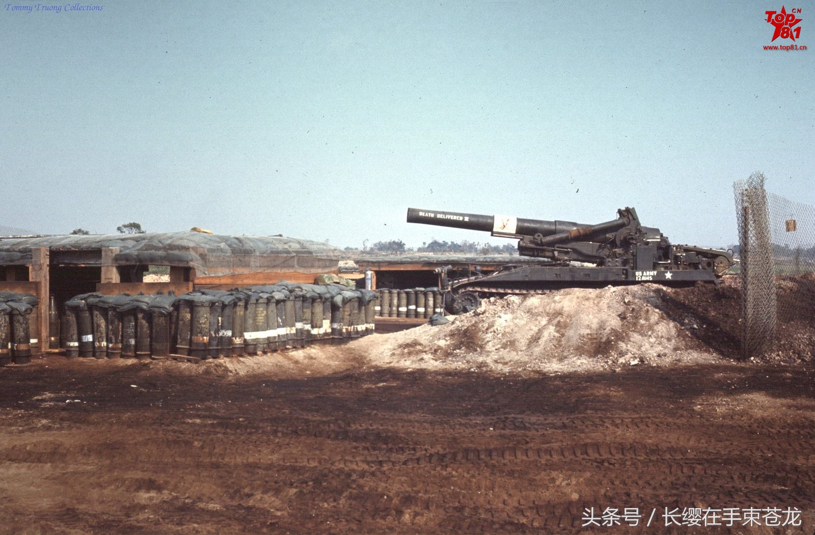 美军口径最大的榴弹炮,被称为一只大棒