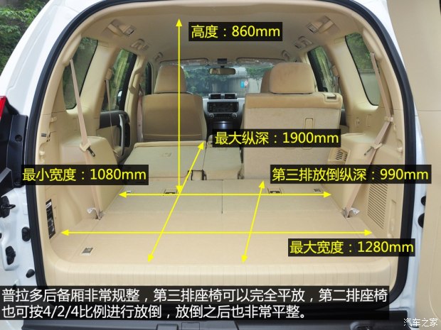 普拉多后备箱尺寸图解图片