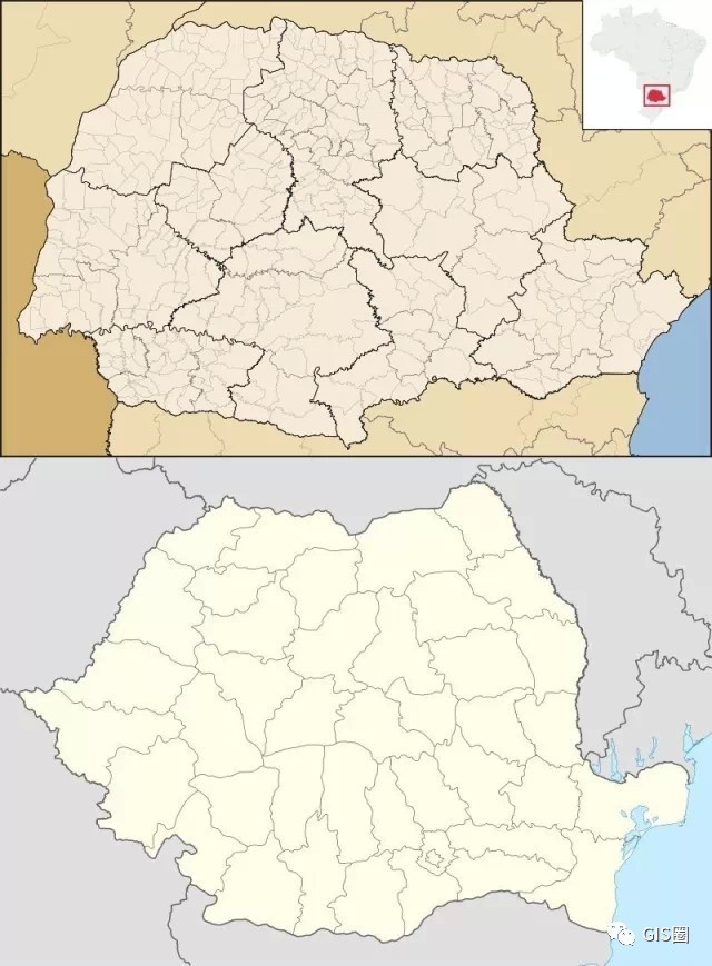 巴拉那州地图图片