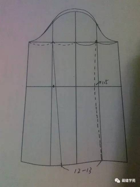 女装两片袖制版步骤图片