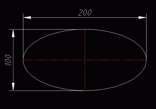 02,再画一个椭圆200*10001,画椭圆90*55cad三维制图实例教程二6,可以